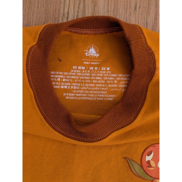 Disney Spreadin' The Sunshine Spirit Jersey Adult Medium Orange Bird Epcot - Picture 7 of 11